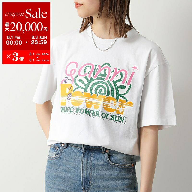 <NAO>GANNI Tシャツ スマイルマーク 楽天市場】GANNI ガニー Tシャツ JERSEY SMILEY RELAXED T SHIRT