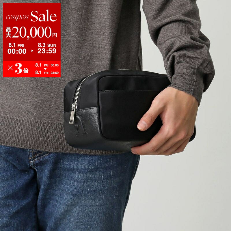 フルラ（FURLA） ジョーヴェ クラッチバッグダークグレー×ネイビー FURLA - FURLA クラッチバックの通販 by シュークリーム's shop