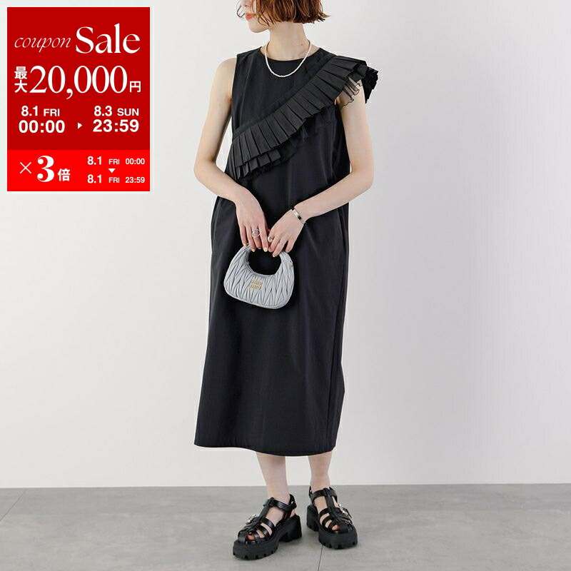ジルサンダー　現行24SSモデル！　コットンノースリーブドレス　ワンピース JIL SANDER ジルサンダー ワンピース J02CT0315 J20138