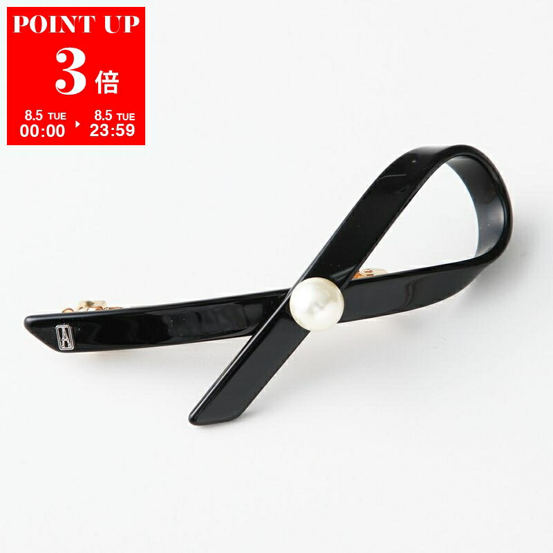 ブラックリボンバレッタ ヘアアクセサリー Eyelet Bow Barrette 楽天市場】GANNI ガニー ブラック リボン バレッタ ヘア