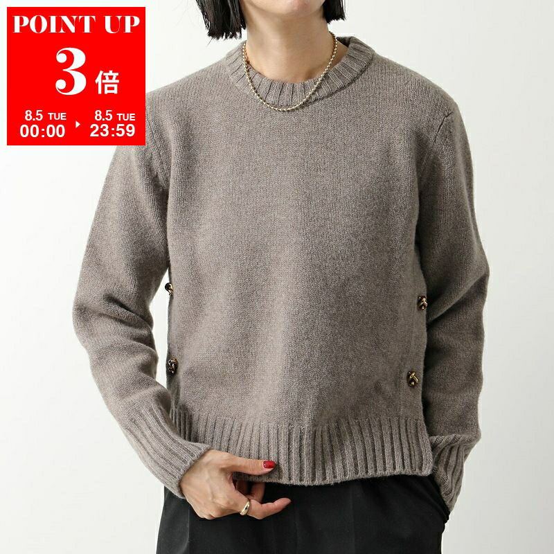 MARNI◆ニット・セーター(薄手)/42/ウール/GRY/無地/GCMD0283Q0 MARNI knit sweater (thin 42 wool Gray plain GCMD0283Q0 Used