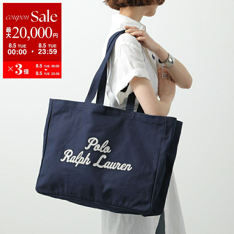RalphLauren トートバッグ キャンバス ホースロゴ 刺繍 A4 Polo Ralph Lauren キャンバストートバッグ ホースロゴ刺繍