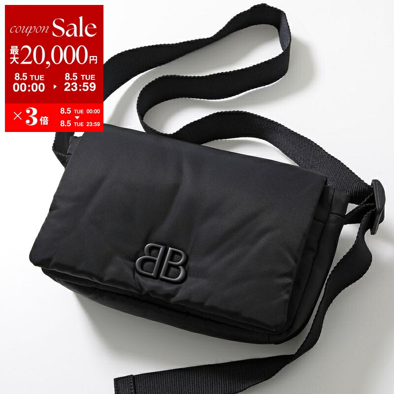 【極美品】BALENCIAGAスポーツスモールメッセンジャーバッグ　斜め掛け　黒 BALENCIAGA - バレンシアガ スポーツ メッセンジャー ナイロン