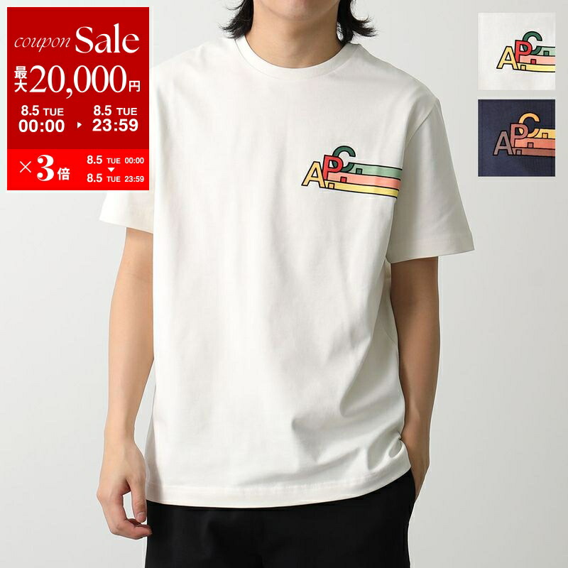 楽天市場】APC A.P.C. アーペーセー Tシャツ t shirt wave COBQX