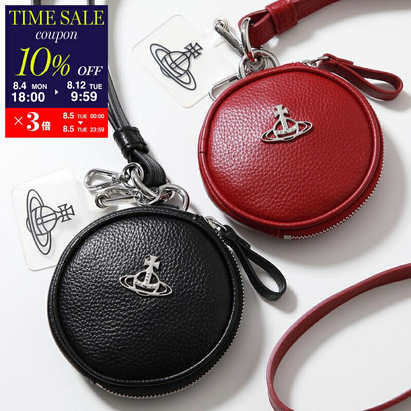 ショルダーバッグ・ポシェット Vivienne Westwood Mini Round Crossbody Bag Black 58020007WL0 Vivienne Westwood shoulder bag MINI ROUND CROSSBODY Women