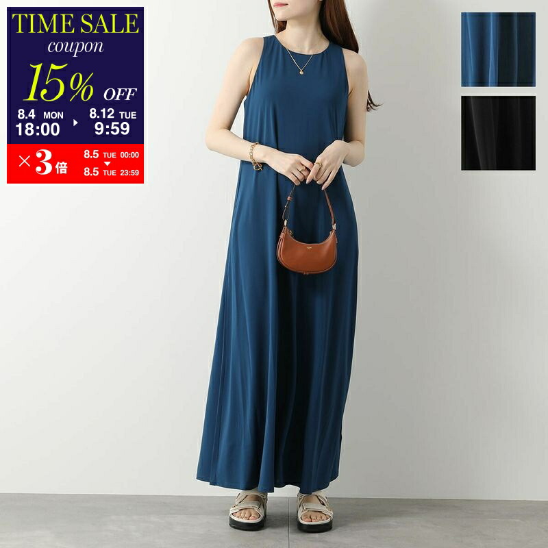 【Weekend Max Mara】TENEBRE◆ノースリーブ ジャージー ドレス テネブレ] ジャージー ドレス, black | 