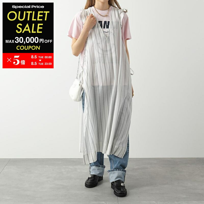 楽天市場】GANNI ガニー ワンピース Double Satin String Long