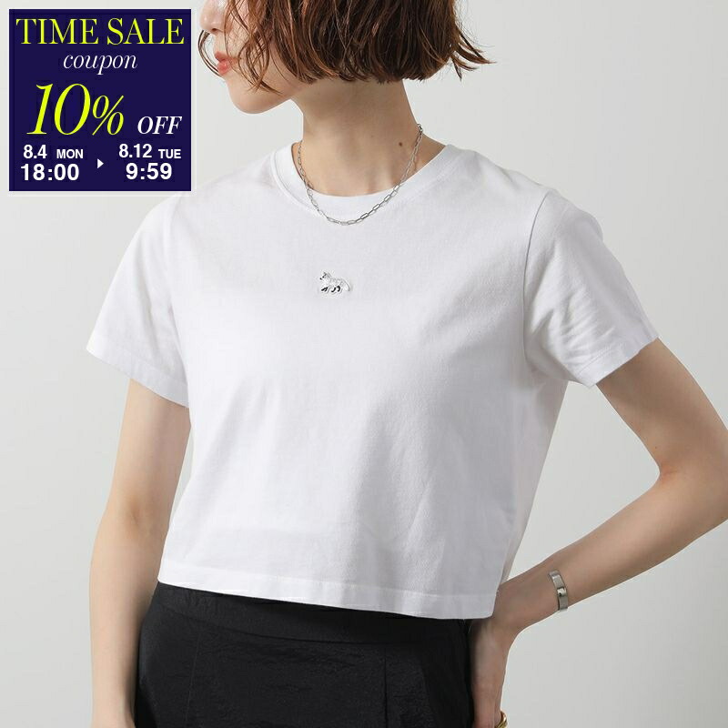 MAISON KITSUNE Tシャツ MW00105 KJ0008 半袖 カットソー セール】メゾンキツネ MAISON KITSUNE MAISON KITSUNE 半袖 T