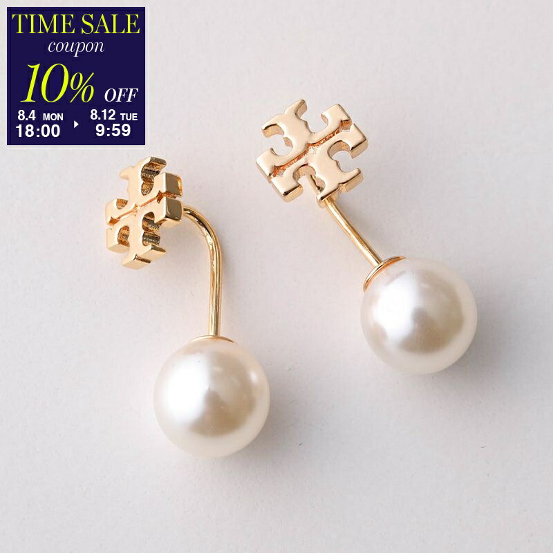 ピアス Tory Burch FW25 EARRINGS (171097 137) Pearl Front-Back Earrings: Women's Designer Earrings | Tory