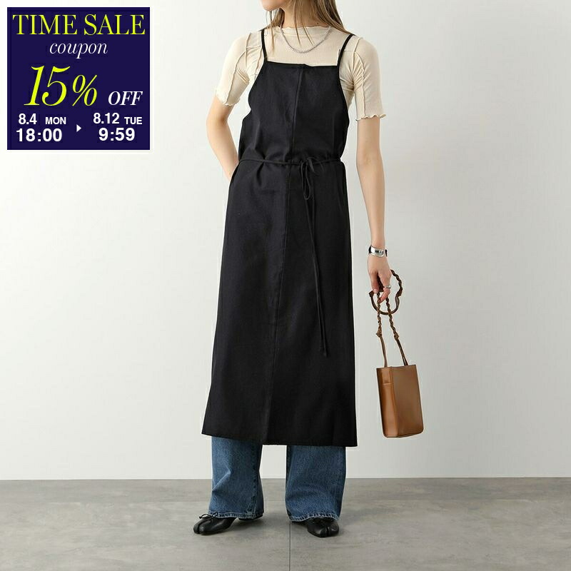 【関税込み】Baserange オフホワイト Apron マキシワンピース BASERANGE / ベースレンジ / APRON DRESS【Nid ONLINE STORE】