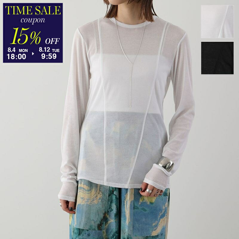 【The Row】Ciles R オーバーサイズ Tシャツ（2色） Ciles R T-Shirt Black in Organic Cotton – The Row