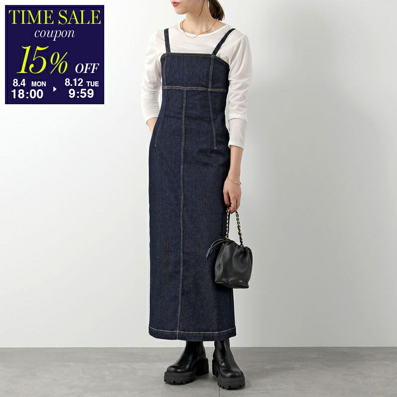 ☆WEEKEND MaxMara☆ ベルト付きデニムドレス Belted denim dress, navy | Weekend Max Mara