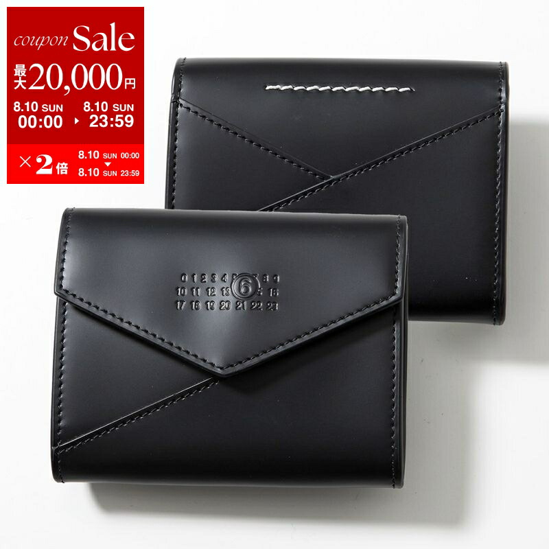 美品 マルジェラ MM6 JAPANESE6 FLAPWALLET レター型財布 楽天市場】MM6 エムエムシックス Japanese 6 Flap Wallet カード