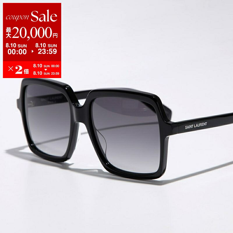 SAINT LAURENT ブラックサングラス ケース付き SAINT LAURENT サンローラン サングラス メンズ レディース