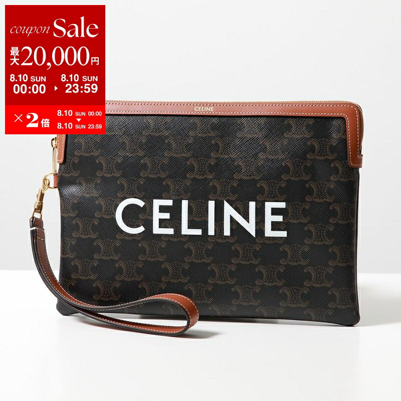 CELINE セリーヌ クラッチバッグ ポーチ ブラック ブラウン レディース CELINE セリーヌ クラッチバッグ/ポーチ レディース