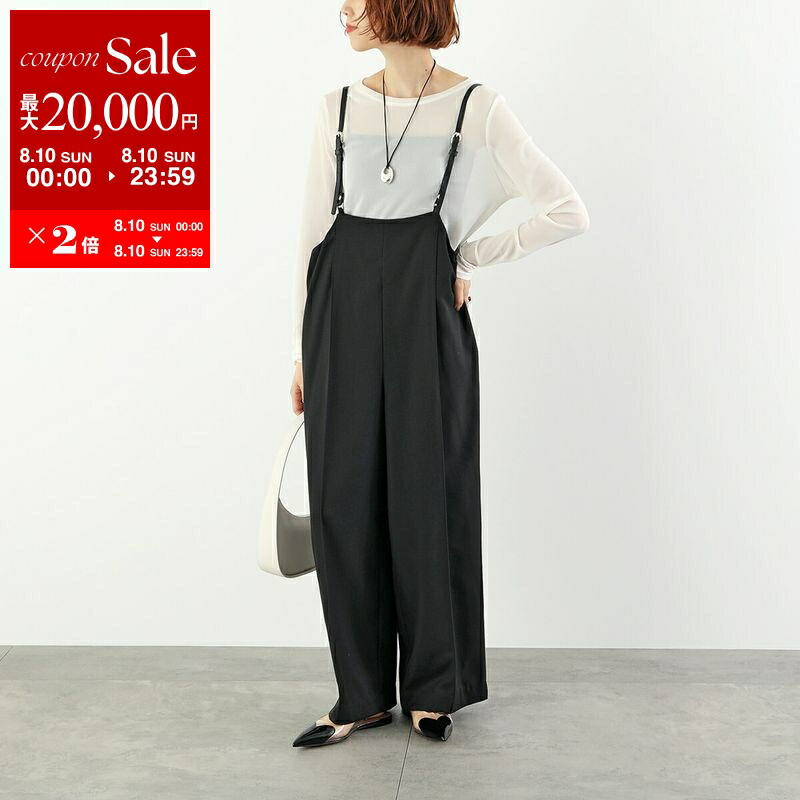 chignon シニヨン　チェーンサスペンダー付きパンツ　ベージュ chignon シニヨン チェーンサスペンダー付きパンツ ベージュ