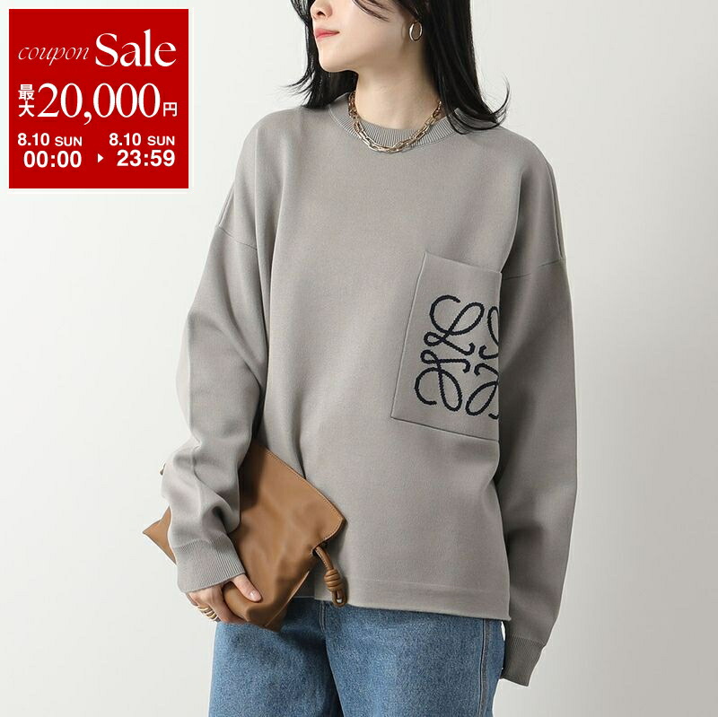 LOEWEオーバーサイズレイヤードシャツxスウェット LOEWEオーバーサイズレイヤードシャツxスウェット