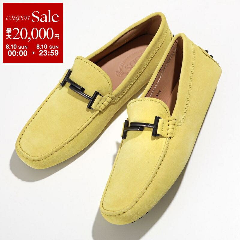 美品☆トッズ☆ゴンミーニ☆ドライビングシューズ☆グレー☆本革☆フェラーリ仕様 TOD'S TODS × Ferrari トッズ フェラーリ コラボ ドライビング