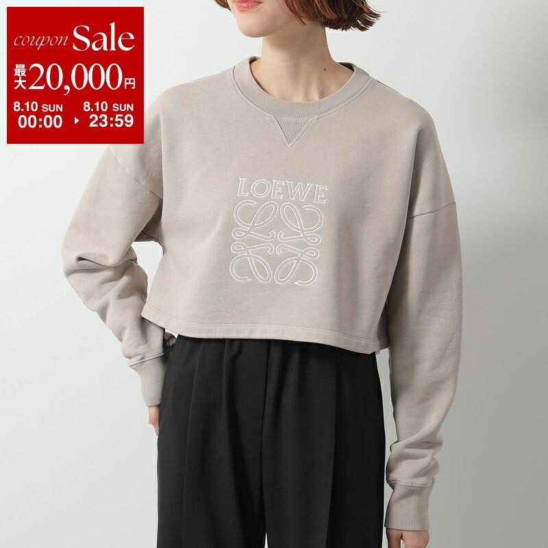 【希少デザイン】ロエベ Loewe スウェットトレーナー アイボリー 即完売品 loewe ロエベ スウェット トレーナー 刺繍 ホワイト 白 ロゴ