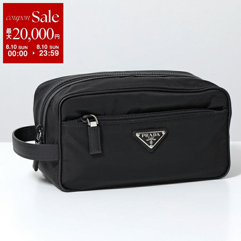 楽天市場】PRADA プラダ クラッチバッグ 2VF056 OOO 9Z2 メンズ