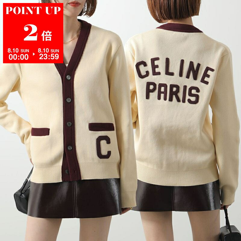 CELINE PARIS レディースニットカーディガン 楽天市場】CELINE セリーヌ カーディガン 2AD0P830I.38EC