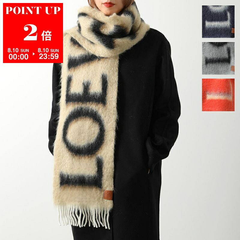 ロエベ　LOEWE モヘヤストライプマフラー　ブルー　ホワイト 楽天市場】LOEWE ロエベ Mohair WoolStrip Scarf ストライプ