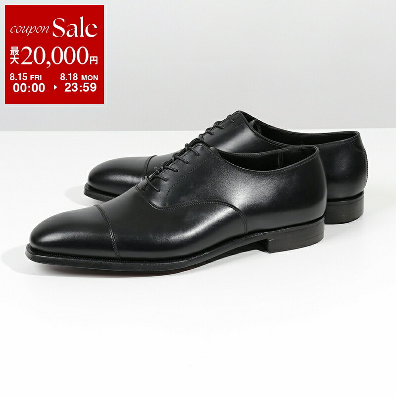革靴　キャップトゥーオックスフォード 黒 レザー　Crockett& Jones NEW STRAIGHT-CAP OXFORD -Crockett&Jones- | FRAME フレーム公式