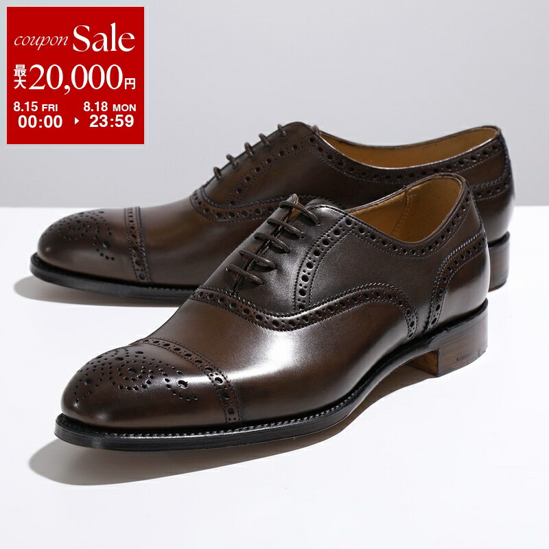 美品！ CHEANEY × EDIFICE セミブローグ　カーフドレスシューズ 美品！ CHEANEY × EDIFICE セミブローグ カーフドレスシューズ