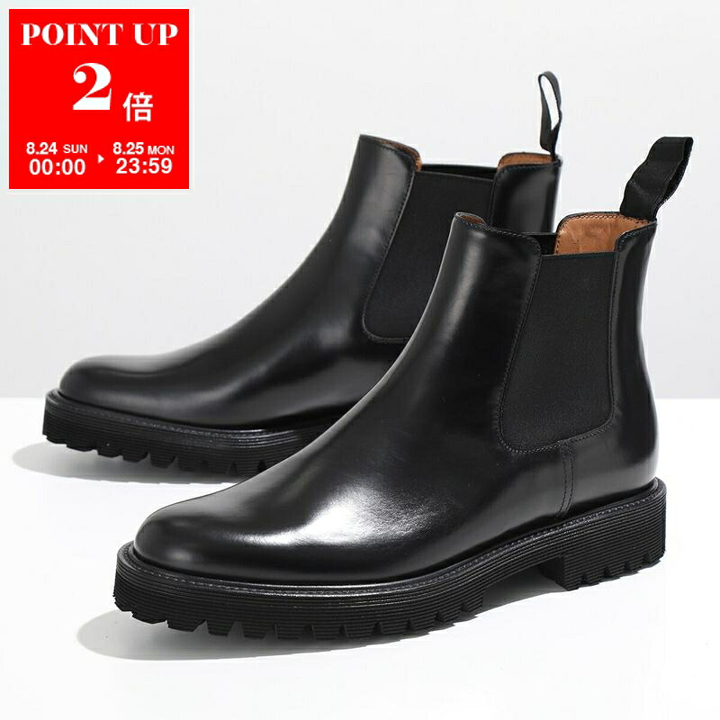church チャーチ　黒 レザー サイドゴアブーツ ketsby-black_01.jpg