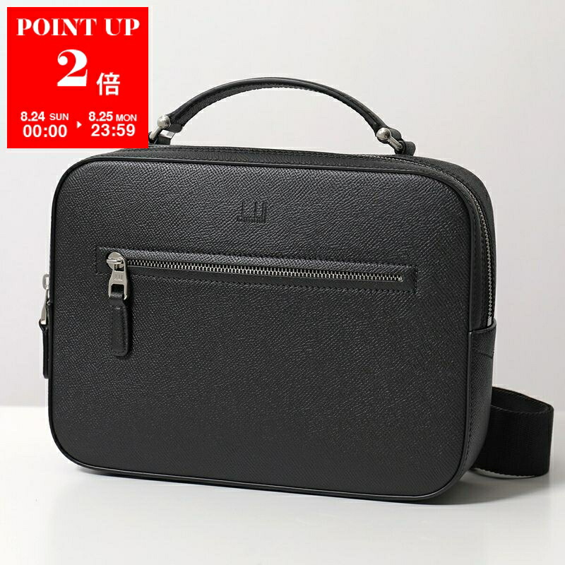 dunhill ショルダーバッグ ADロゴ オールレザー キャメル DUNHILL ロゴ レザー ショルダーバッグ 黒 クロスボディバッグ