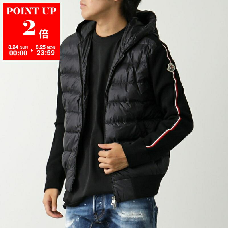 【ウンサン】MONCLER モンクレール ニットダウンジャケット 黒 S 楽天市場】モンクレール ダウンジャケット コート ニット