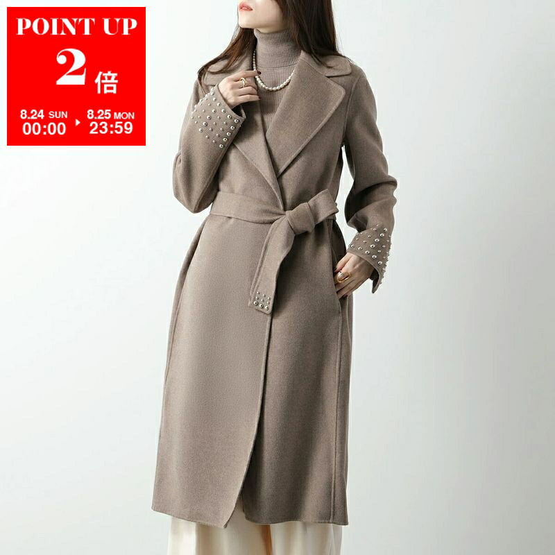【美品】MaxMara マックスマーラ ロングコート ツイード ブラウン ダブル 楽天市場】MAX MARA Studio マックスマーラ ステュディオ ロング