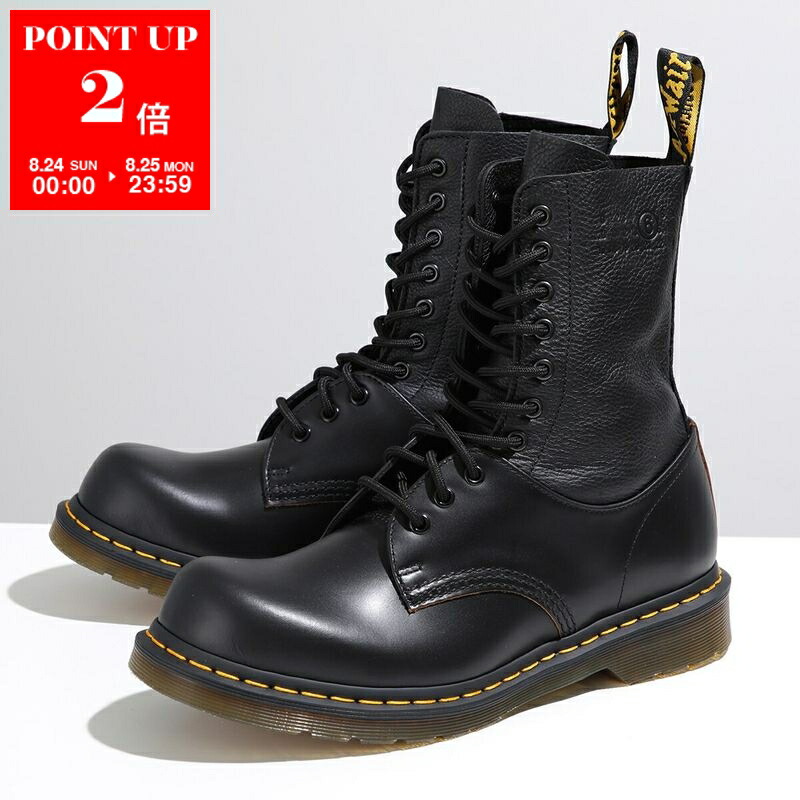 美品【 24.0 】 Dr.Martens ドクターマーチン ダブルソール ドクターマーチン(Dr.Martens)｜1460 Twin Zip｜Forget-me-nots