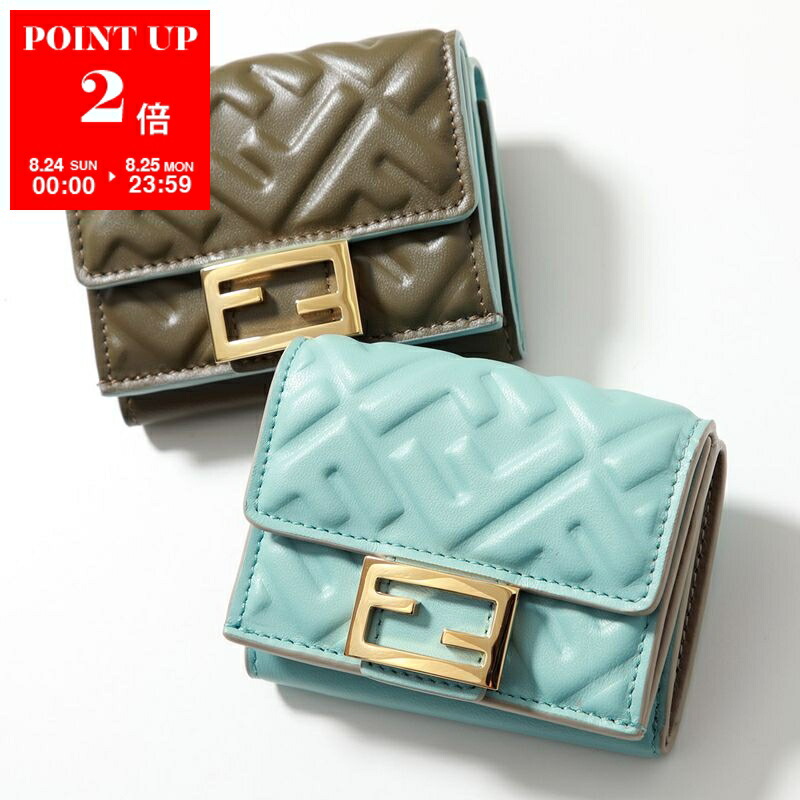 FENDI FFロゴ 三つ折り財布　フェンディ 楽天市場】フェンディ FENDI 財布 三つ折り ミディアム FF