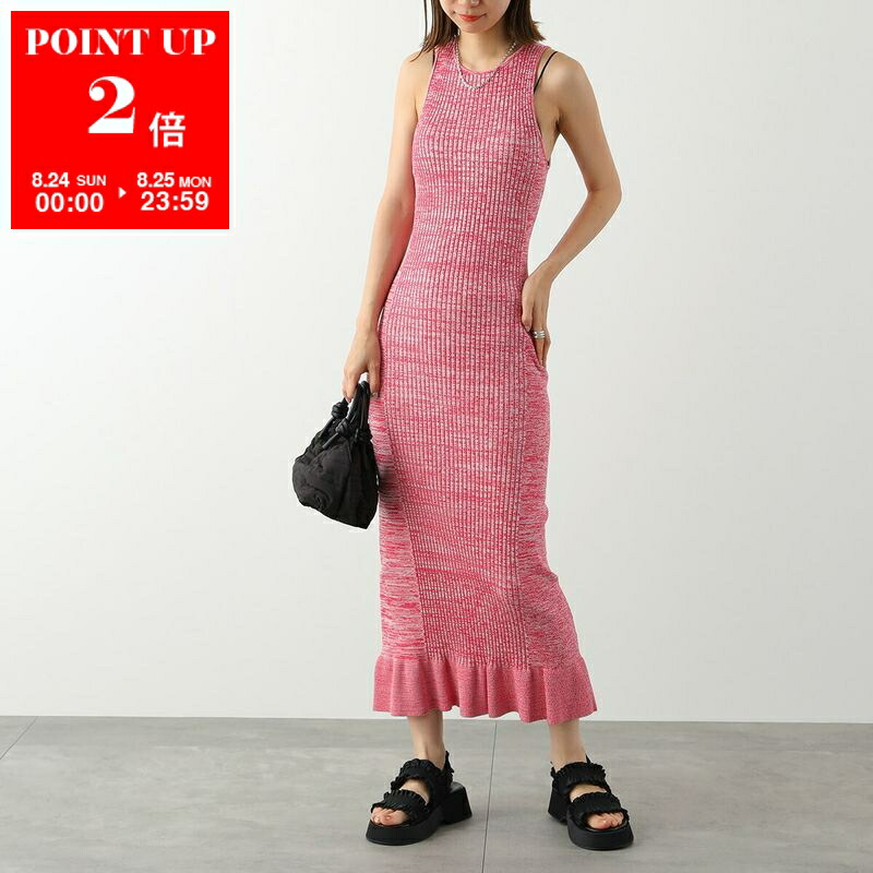 GANNI ノースリーブ サテンマキシドレス 22029411_51841927_1000.jpg