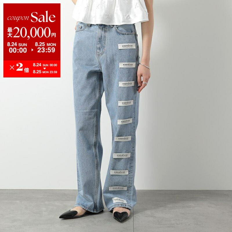 キムヘキム KIMHEKIM ｘMO&Co. スラッシュデニムパンツ 日本未入荷 □KIMHEKIM□キムヘキム パールライン ワイドデニムパンツ /2色