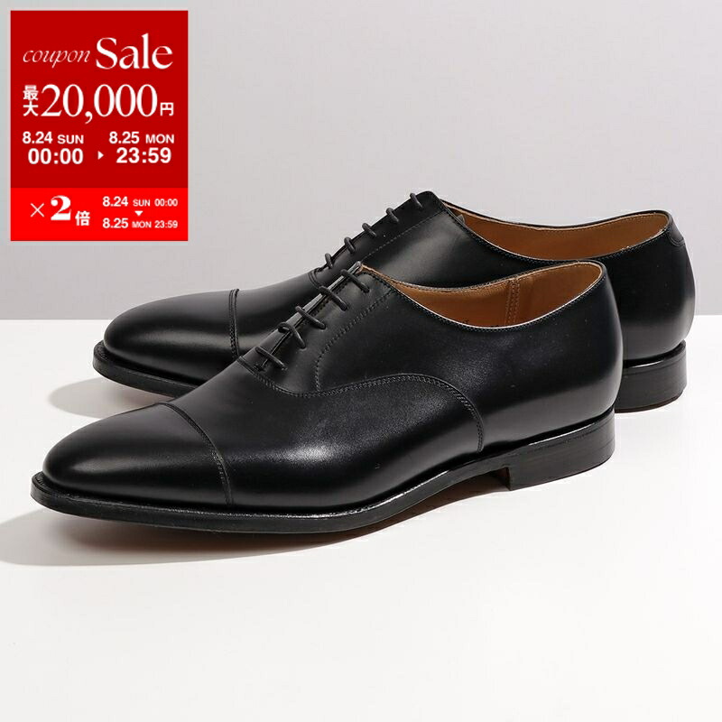 革靴　キャップトゥーオックスフォード 黒 レザー　Crockett& Jones CROCKETT&JONES】クロケット＆ジョーンズ オードリー キャップ