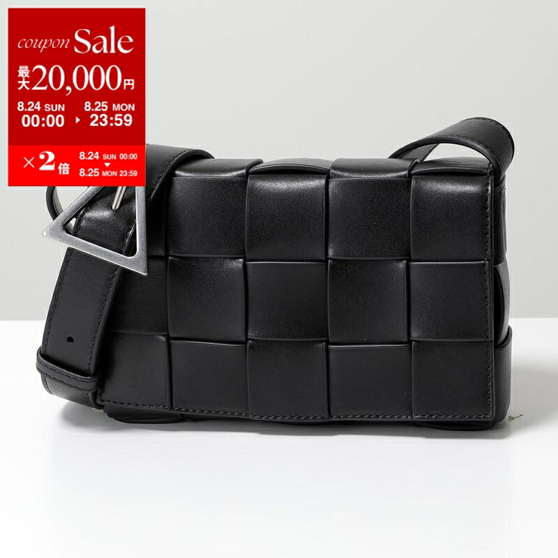 ✨️未使用級✨️ BOTTEGAVENETA パンチング ショルダーバッグ レザー BOTTEGA VENETA ミニ ウォレス ショルダーバッグ ブラック