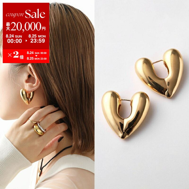トイプーママ❤️カラー翡翠　カービング　5Aルビーオパール　14kgfピアス 楽天市場】アニカイネズ ANNIKA INEZ Large Heart Hoops ラージ