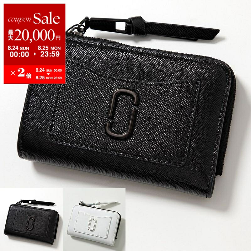 【未使用】＊マークジェイコブス ザ スナップショット サフィアーノ 三つ折り財布 マーク ジェイコブス MARC JACOBS 三つ折り財布 レディース MARC