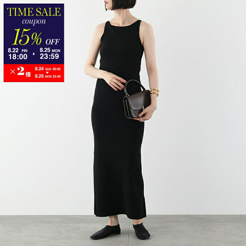 THE ROW ザ・ロウ ワンピース MIRNA DRESS XS ブラック The Row Mirna Dress in Black | FWRD