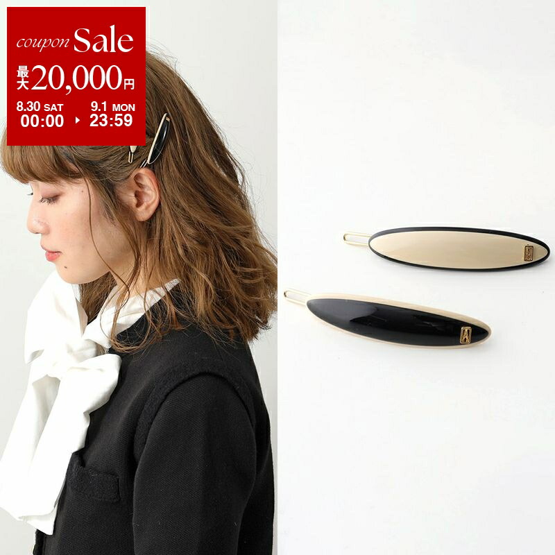 ALEXANDRE de PARIS アイボリーリボンヘアピン ALEXANDRE de PARIS アイボリーリボンヘアピン ALEXANDRE DE
