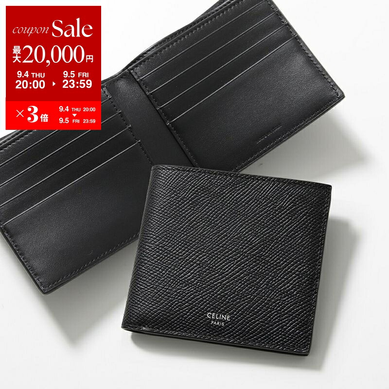 楽天市場】CELINE セリーヌ 二つ折り財布 10C873CUX.38SI メンズ