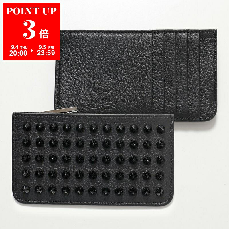 クリスチャンルブタン　コインケース Panettone coin purse ブラック カーフレザー - Accessories