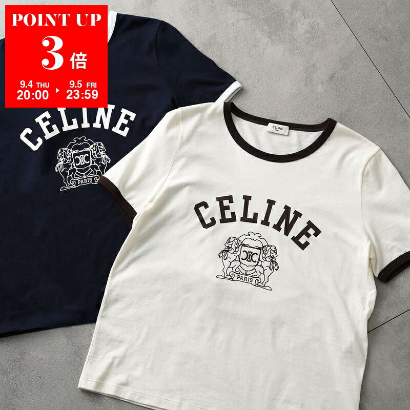 CELINE Tシャツ Celine/セリーヌ｜コットン Tシャツ