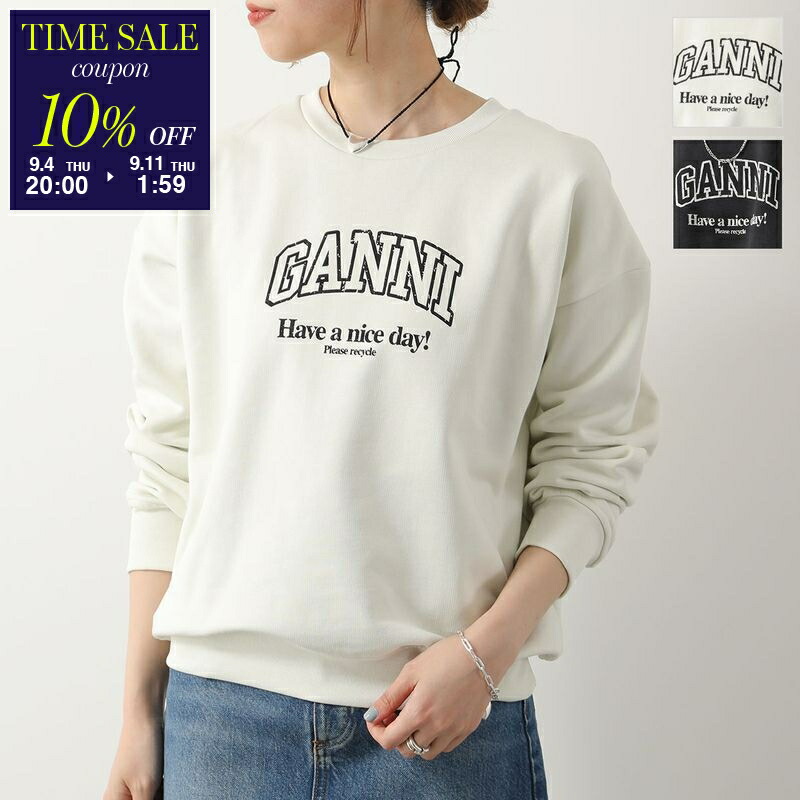 楽天市場】GANNI ガニー スウェットシャツ ISOLI BD OVERSIZED