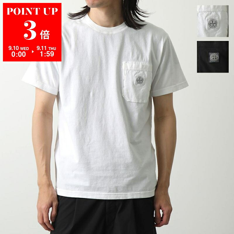 ストーンアイランド　白Tシャツ ストーンアイランド STONE ISLAND STONE ISLAND 半袖Tシャツ