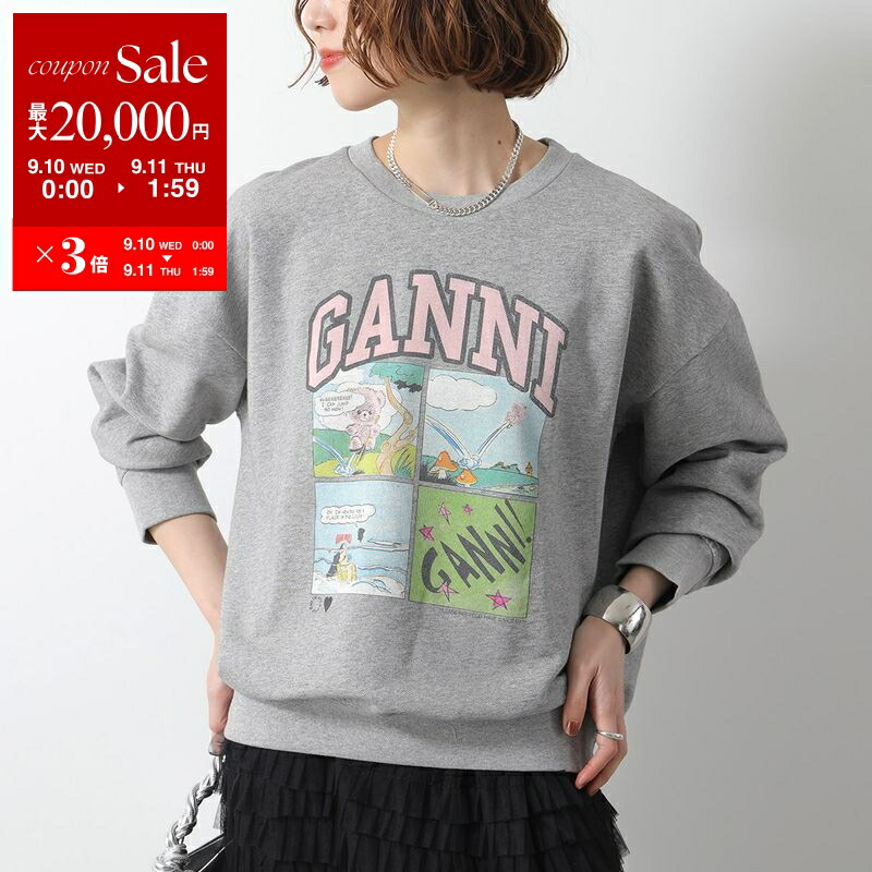 楽天市場】GANNI ガニー パーカー T3024 3529 レディース プル