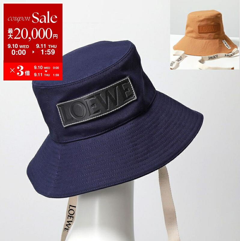LOEWE ロエベ ブラック パファーバケットハット LOEWE ロエベ バケットハット PUFFY パファー K820HB1X63