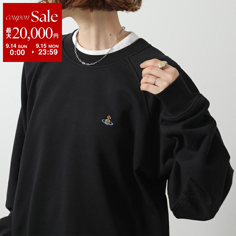 ヴィヴィアンウエストウッド　変形スウェット　トレーナー　オーブ刺繍ロゴ　サイズ2 Vivienne Westwood ヴィヴィアンウエストウッド ORB LOGO